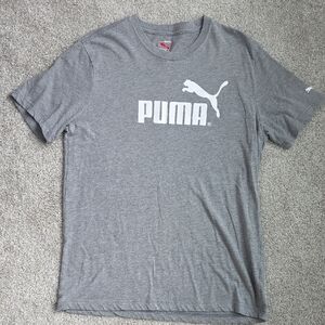 Puma Gray and White Short Sleeve Tees